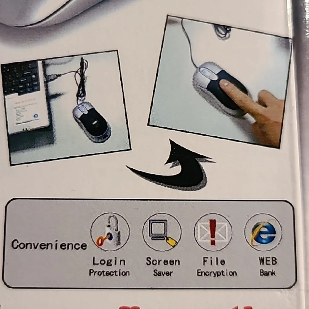 Supreme Technology Fingerprint Security Mouse